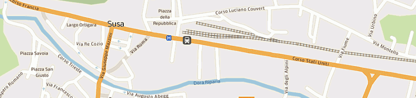 Mappa della impresa multilinea di d'alessio paolo (sas) a SUSA