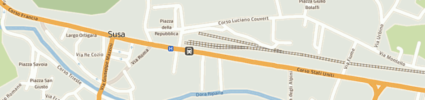 Mappa della impresa hotel luxor a TORINO
