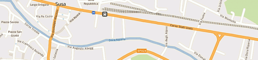 Mappa della impresa sichetti elisa a SUSA