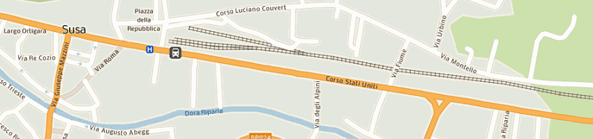 Mappa della impresa ossola a TORINO