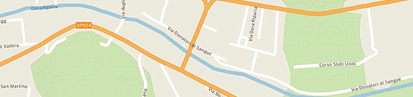 Mappa della impresa trotta aldo a SUSA