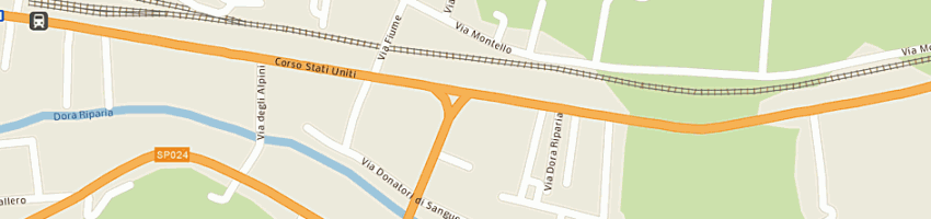 Mappa della impresa gna di favro cesare e c sas a SUSA
