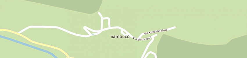 Mappa della impresa ristorante della pace a SAMBUCO