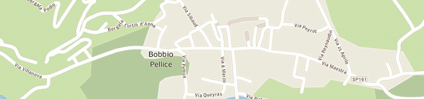 Mappa della impresa ristorante dei cacciatori a BOBBIO PELLICE