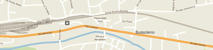 Mappa della impresa edelweiss di d'agostino domenico e c snc a BUSSOLENO