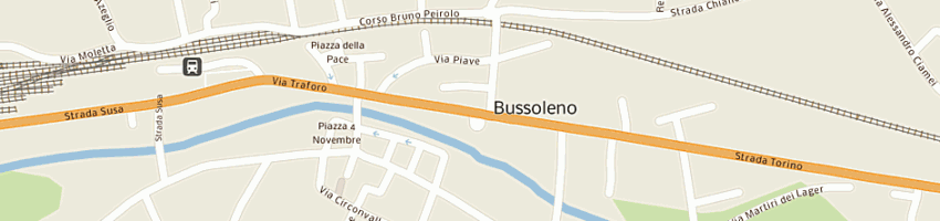 Mappa della impresa bar nazionale snc a BUSSOLENO