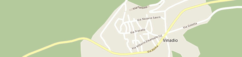 Mappa della impresa croce rossa italiana a VINADIO