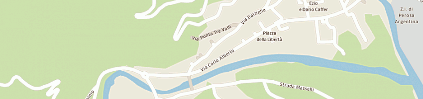 Mappa della impresa chiesa valdese a POMARETTO