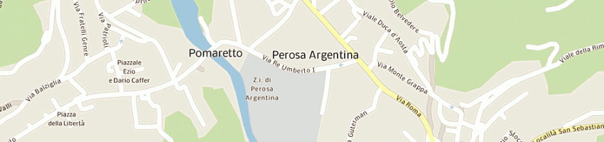 Mappa della impresa carabinieri a PEROSA ARGENTINA
