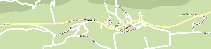 Mappa della impresa bosio snc di bosio daniela e c a CUNEO