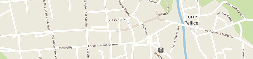 Mappa della impresa visus dei fratelli regoli (snc) a TORRE PELLICE