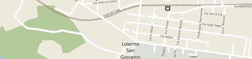 Mappa della impresa benedetto riccardo a LUSERNA SAN GIOVANNI