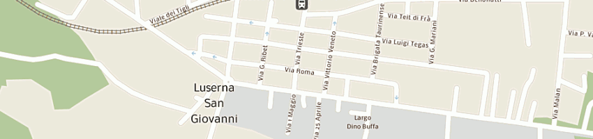 Mappa della impresa la rosa dei venti a LUSERNA SAN GIOVANNI