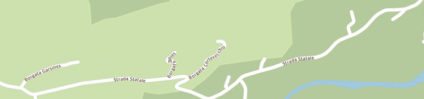 Mappa della impresa pizzeria fonti minerali a CERESOLE REALE