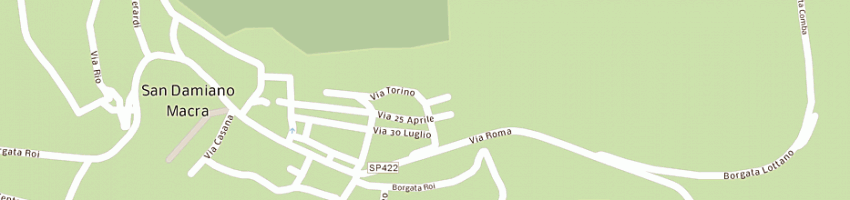 Mappa della impresa osteria la canonica a SAN DAMIANO MACRA