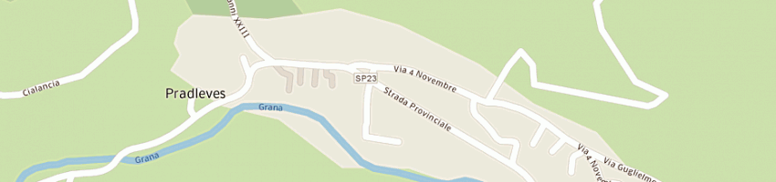 Mappa della impresa carabinieri a PRADLEVES