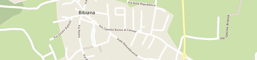 Mappa della impresa siv sas di odetto bruno e c a BIBIANA