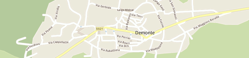 Mappa della impresa bono fratelli (snc) a DEMONTE