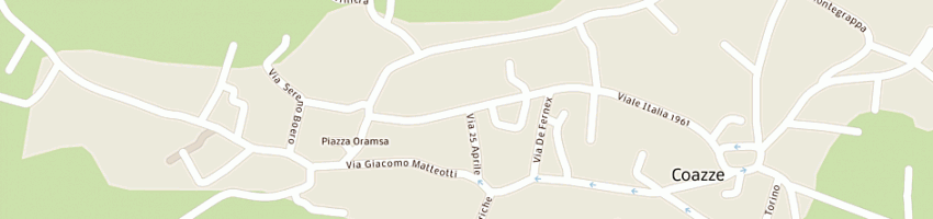 Mappa della impresa capello claudio a COAZZE