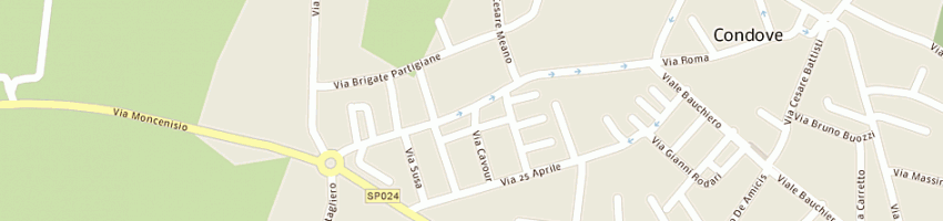 Mappa della impresa bruno piero a CONDOVE