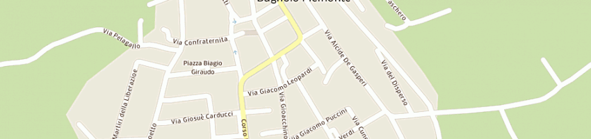 Mappa della impresa rossa renato a BAGNOLO PIEMONTE