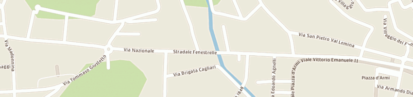 Mappa della impresa farmacia bricco dr piero a PINEROLO