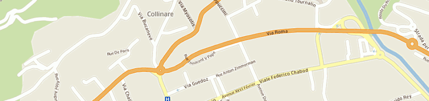 Mappa della impresa bar milano a AOSTA