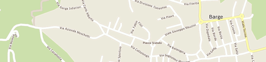 Mappa della impresa solfrutta (soc cooprl) a BARGE