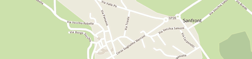 Mappa della impresa rifugio miravidi a SANFRONT
