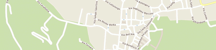 Mappa della impresa bar trattoria del gallo a BARGE