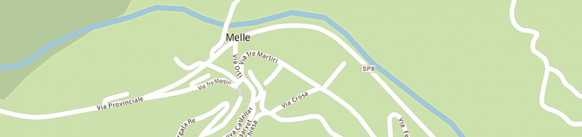 Mappa della impresa chiotti gloriana a MELLE