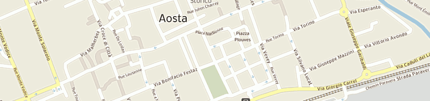 Mappa della impresa poste italiane a AOSTA