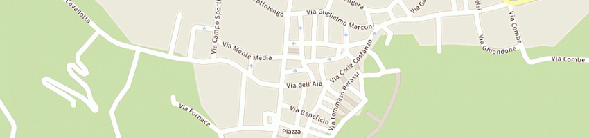 Mappa della impresa zanichelli giuseppe a BARGE