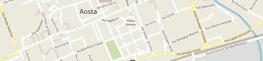 Mappa della impresa flli gatti srl a AOSTA