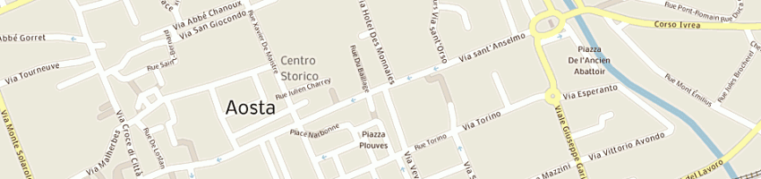 Mappa della impresa emmedue di marcoz marta e matteotti sergio snc a AOSTA