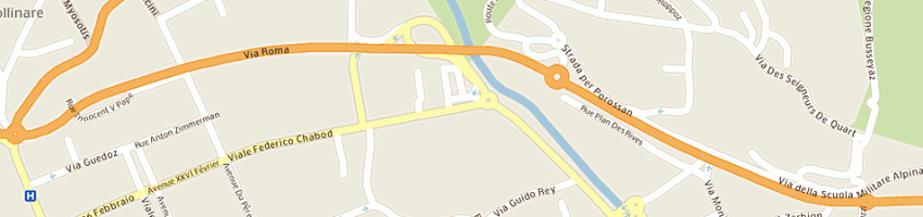 Mappa della impresa subet ennio a AOSTA