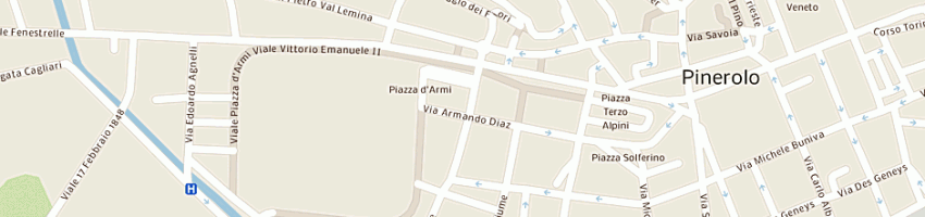 Mappa della impresa lvm a PINEROLO