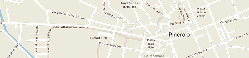 Mappa della impresa depetris claudio a PINEROLO