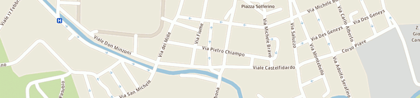 Mappa della impresa bonato giuseppe a PINEROLO