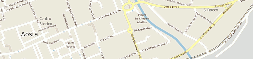Mappa della impresa valair srl a AOSTA