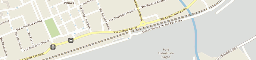 Mappa della impresa renda giuseppe a AOSTA
