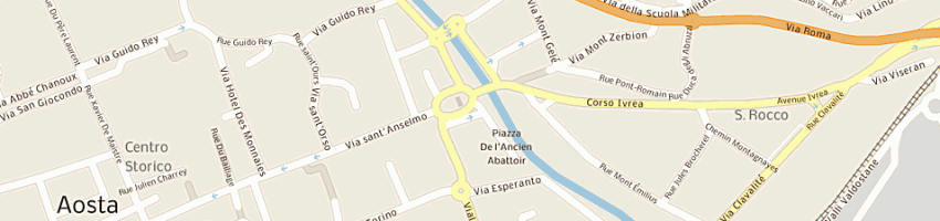 Mappa della impresa arco d'augusto di tagliaferro claudio e c sas a AOSTA