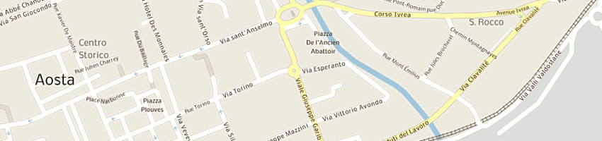Mappa della impresa cosentino angelina a AOSTA