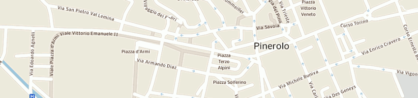 Mappa della impresa martra gualtiero a PINEROLO