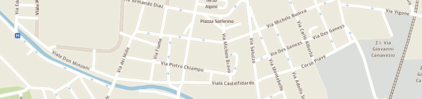 Mappa della impresa direzione didattica di pinerolo i circolo a PINEROLO