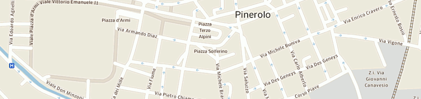 Mappa della impresa cogartcooperativa di garanzia per il finanziame a PINEROLO