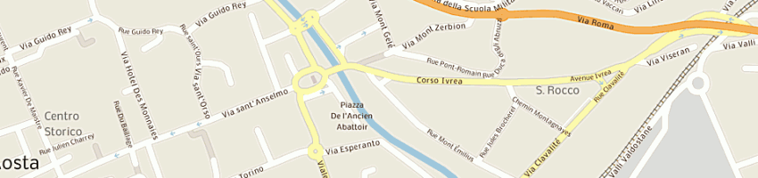 Mappa della impresa bersi andrea a AOSTA