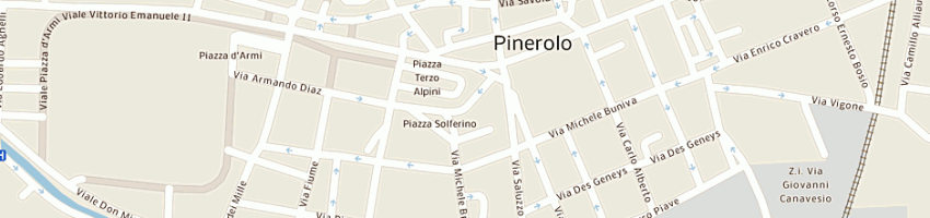 Mappa della impresa negro alberto a PINEROLO