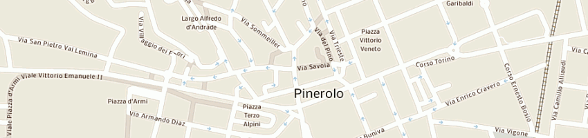 Mappa della impresa minu sas di mosca f e c a PINEROLO