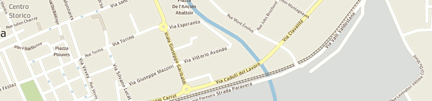 Mappa della impresa vittone coello renato a AOSTA